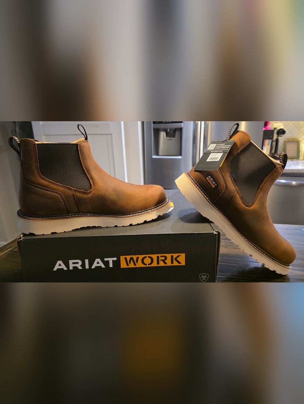 NWT Ariat Rebar Wedge Chelsea H2O Boots 13 EE
